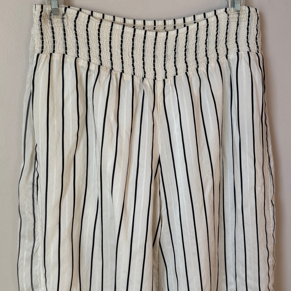 Denim & Supply Ralph Lauren wide-leg striped wrap pants flowy Beachy Size Small - Picture 6 of 9
